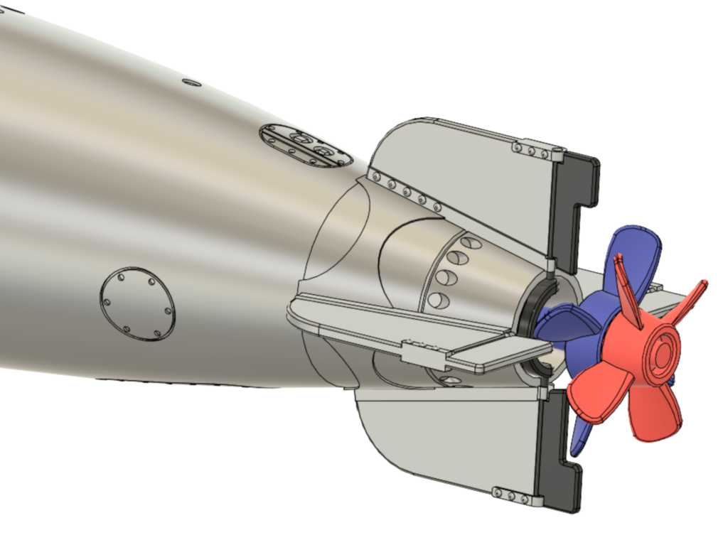 Version 1 steerable Mk13 Torpedo design