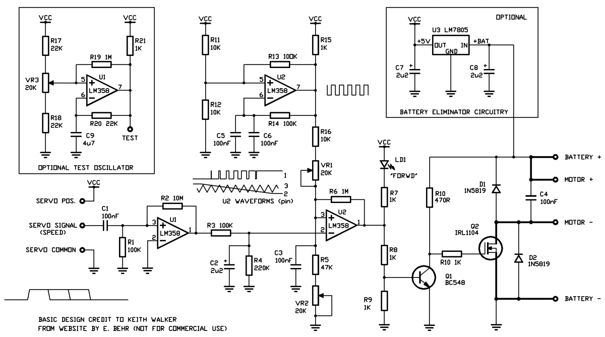 PT Boat Electrics servo for rc helicopter wiring diagram 